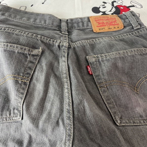 Levi’s 514 Slim Straight Gray Jeans Pants - Picture 3 of 8